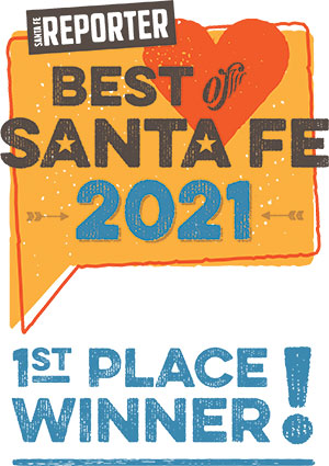 2021 Santa Fe Reporter - Best of Santa Fe - 1st Place Winner